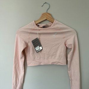 Size S Gymshark Vital Seamless Long Sleeve Crop